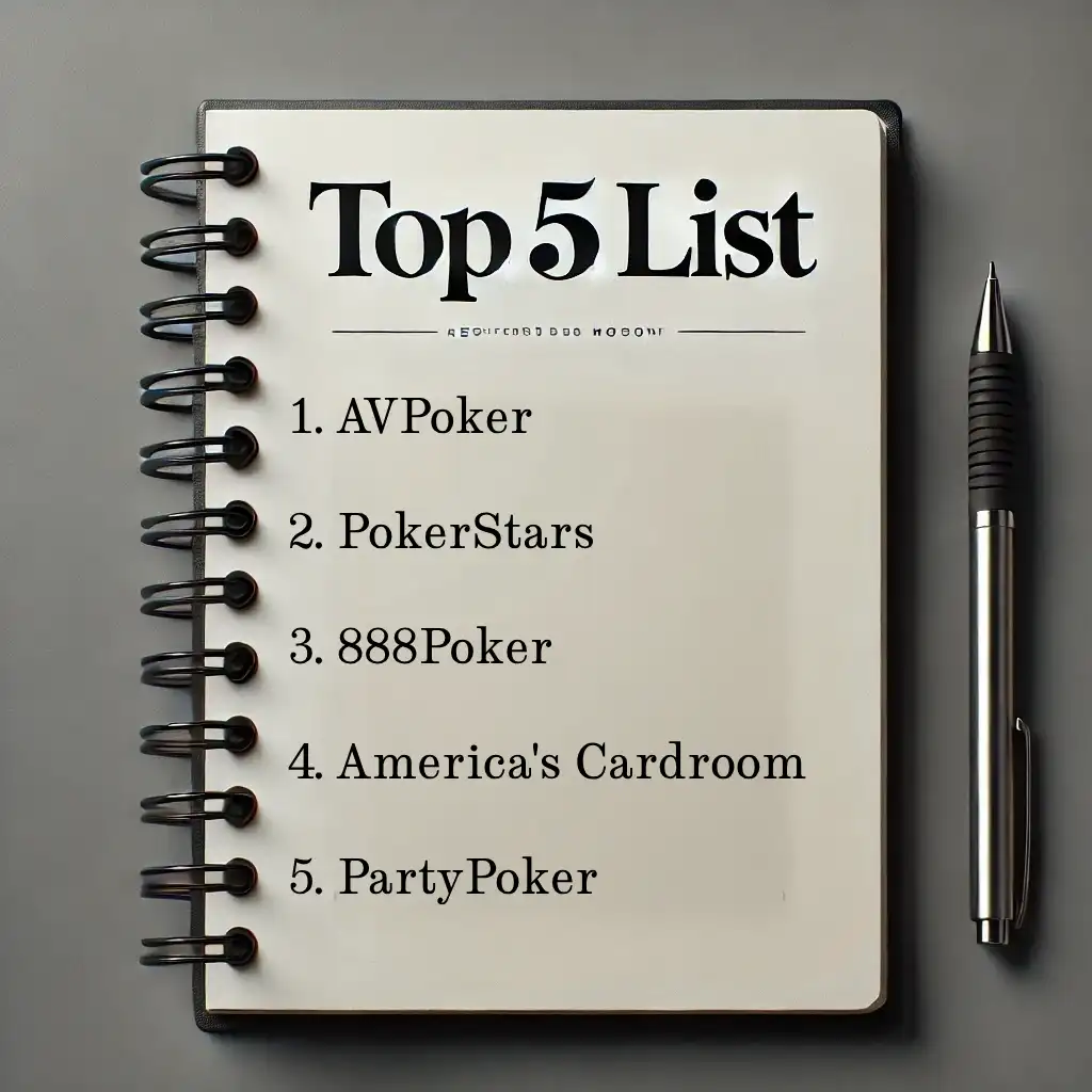 top 5 poker sites 