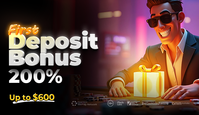 200% First Deposit Bonus